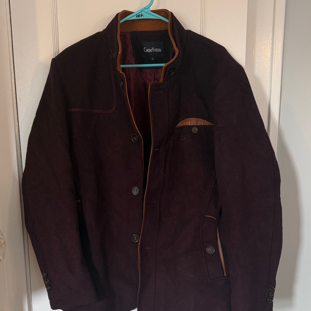 Maroon with Orange Accents Jacket